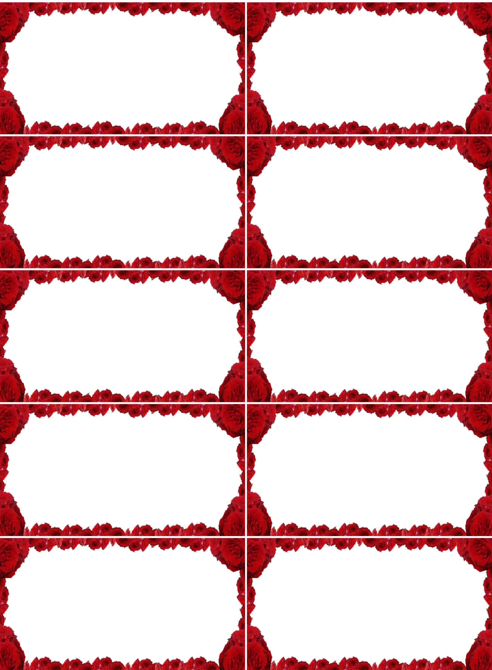 Designed Blank Labels