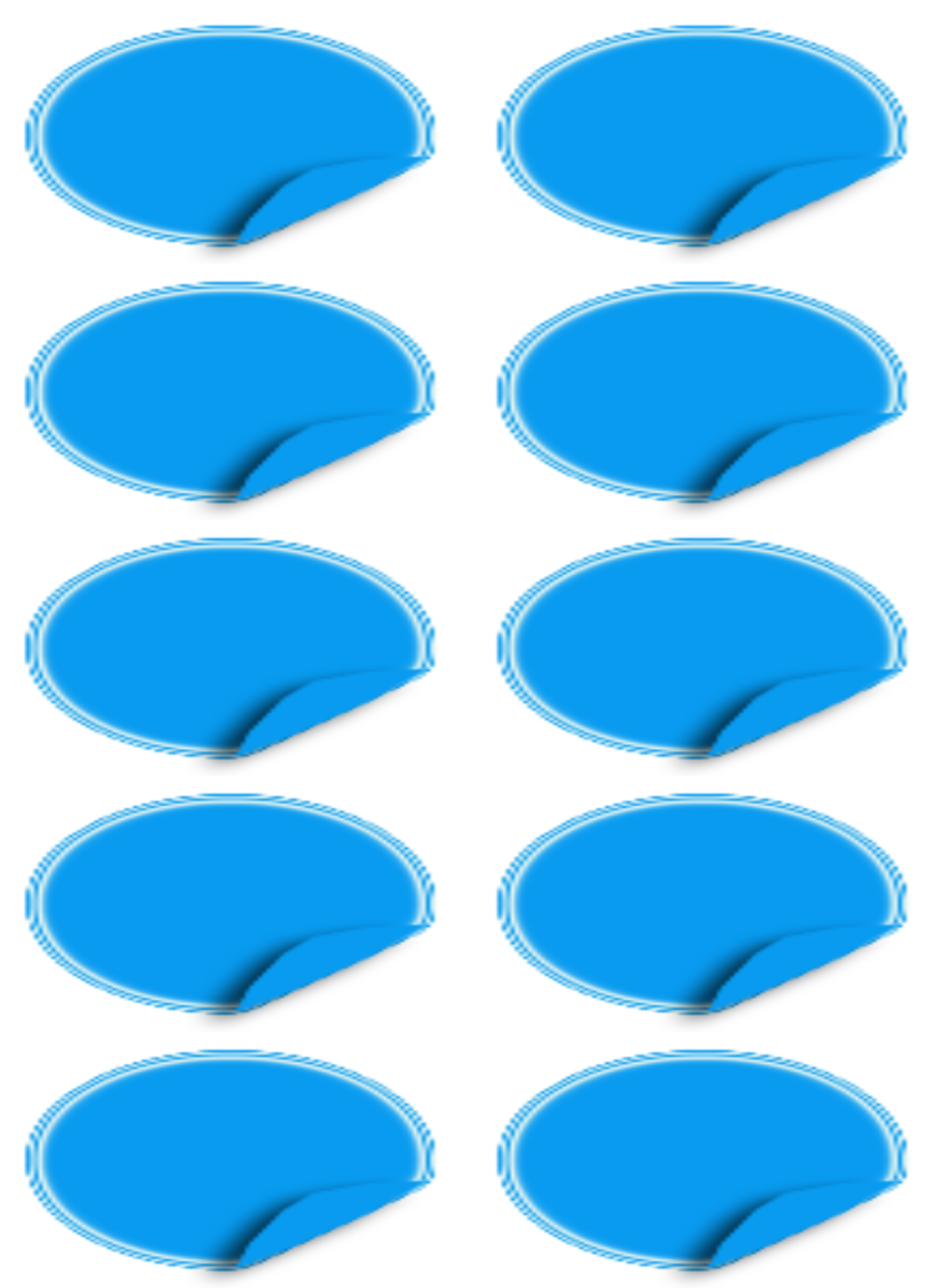 Designed Blank Labels